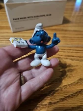 VINTAGE Smurf SINGER CHOIR TEACHING 1980 SCHLEICH
