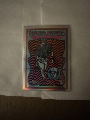Dylan Crews #UV-10 2025 Topps Chrome Ultra Violet All Stars card