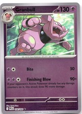 Granbull 38/94 Phantasmal Flames Reverse Holofoil NM Pokemon TCG