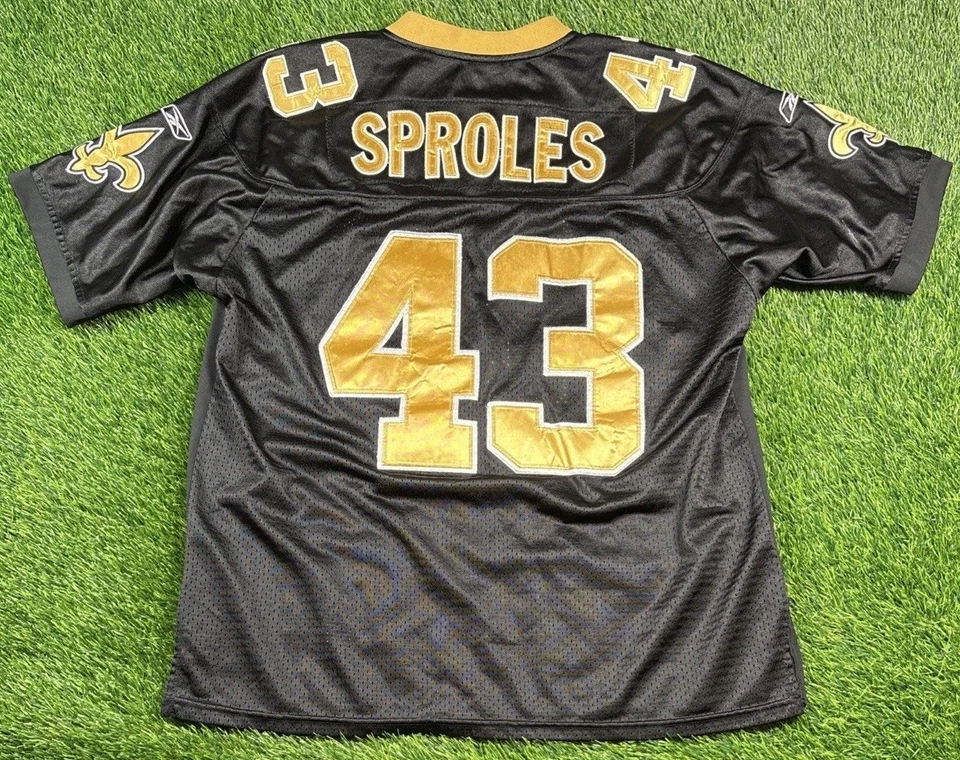 Auténtica camiseta cosida Reebok New Orleans Saints Darren Sproles #43 talla 52 Foto 2 de 4