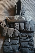 Women’s Lightweight Black Puffer Jacket Quilted Down Waterproof Winter Coat UK