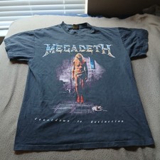 1992 MEGADETH Metal Countdown To Extinction L Brockum T-Shirt REPRINT