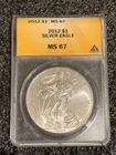 2012 MS 67 American Silver Eagle ANACS