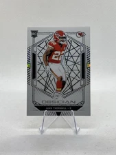 2019 Panini Obsidian Juan Thornhill Electric Etch White Contra /7 SSP Chiefs RC