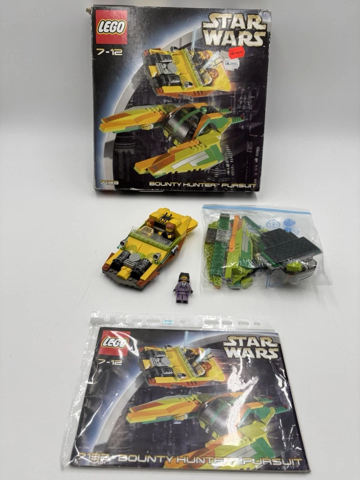 LEGO 7133 Bounty Hunter Pursuit OVP BOX GOOD Star Wars Figuren Vintage 7153 - Bild 1 von 4