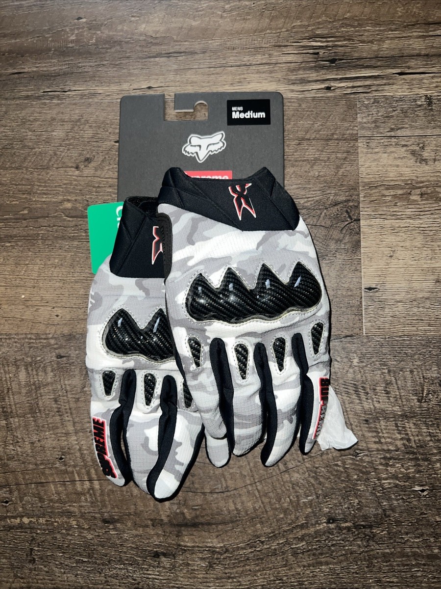 Size Medium Supreme®/Fox Racing®DMX Bomber Gloves | eBay