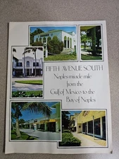 Vintage Reynolds Enterprises 5th Avenue South Naples Florida Advertising Booklet