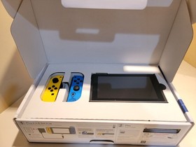 Nintendo Switch HAC-001(-01) Fortnite Wildcat Console Bundle - Yellow/Blue...