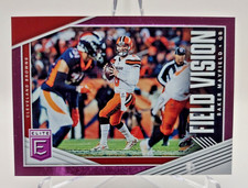 2019 Donruss Elite Baker Mayfield #FV-8 Field Vision Purple #/75