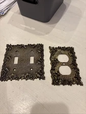 1968 American Tack & Hardware Co. Double Switch Plate Cover And Outlet Cover