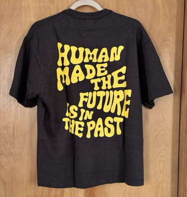 Human Made Men's Graphic T-Shirt #13 Black Size L The Future is in