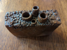 Mid-Century Modern Hand Made Pottery Vase Unusual Retro Elegance 6