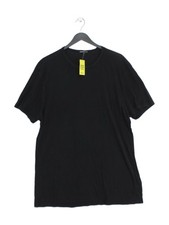 James Perse Men's T-Shirt XL Black 100% Cotton Basic