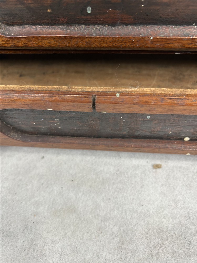 sewing thread box 2 drawer general store counter display 1890 original antique