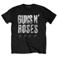 Guns N' Roses Paradise City Stars T Shirt