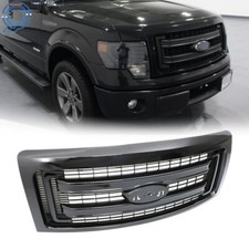 Front Bumper Grill Grille For 2009-2014 Ford F-150 Fx2fx4stxxlxlt Black