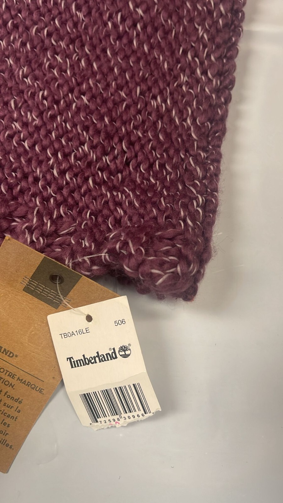 Timberland Purple Knitted Winter Women’s Infinity Neck Scarf A16LE-506