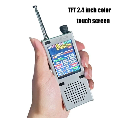 ATS120 Full-Band Hi-Fi Radio 2.4 Inch Touch Display High Fidelity FM/AM Radio