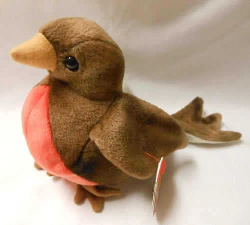 Ty Beanie Babies Early The Robin RED/BROWN VINTAGE PLUSH/STUFFED ANIMAL 1997