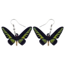 Acrylic Novelty Butterfly Earrings Dangle Insects Jewelry Charms Gifts