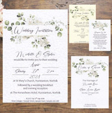 Wedding Invitations - Save the Date - Gift - Information - Menu Cards & More W1