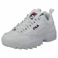 fila womens white trainers