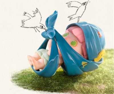 HEYONE Guadi Utopia Valley Series CRANE PACKAGE    Glossy Stork PVC Figure NEW