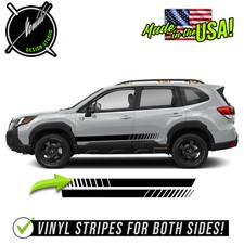 Side Strobe Racing Stripe Decal Fits Subaru Forester 2017 Up Base Wilderness Side Strobe Racing Stripe Decal Fits Subaru Forester 2017 Up Base Wilderness