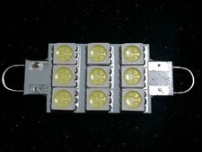 1x 44mm Cool White 9smd Led Dome Light Bulb 561-2-3-4-6-9 570 Rl4410 Rigid Loop