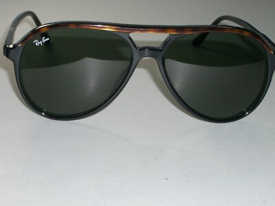 VINTAGE B&L RAY BAN BLACK/TORT TRIM STYLE A/L 1567 G15 TRADITIONAL