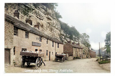 ptc1193 - Stoney Middlton, Lovers Leap Inn, Derbyshire - Print 6x4