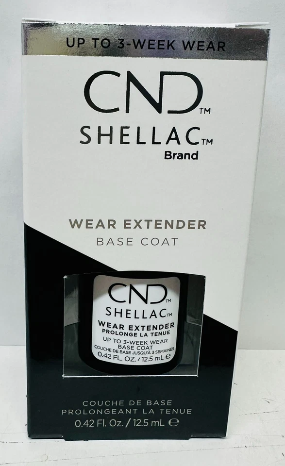 CND Shellac Wear Extender Base Coat 12.5ml ~ BOXED ~