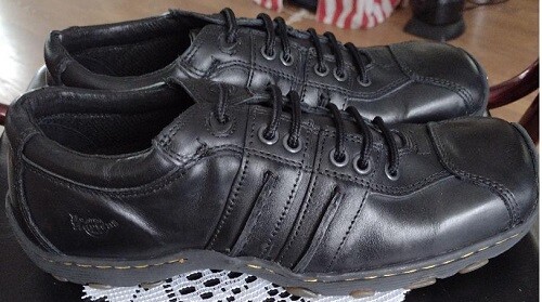 Cojín de aire Oxford negro para hombre Doc Martens con cordones 8A99 envío gratuito EE. UU. 8 UIK 7 - Imagen 2 de 5