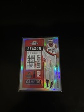 Carmelo Anthony 2020-21 Optic Contenders Silver Prizm basketball card 92