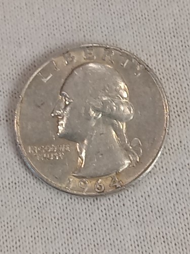 1964 Washington Quarter 90% Silver,Die Break Error On Obverse & Reverse."P" Mint - Picture 10 of 11