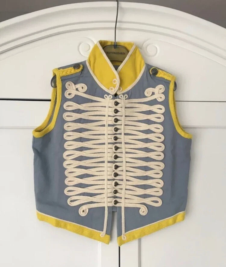 Stella McCartney — Stella McCartney Kids Embroidered Captain Military Waistcoat Blazer Jacket