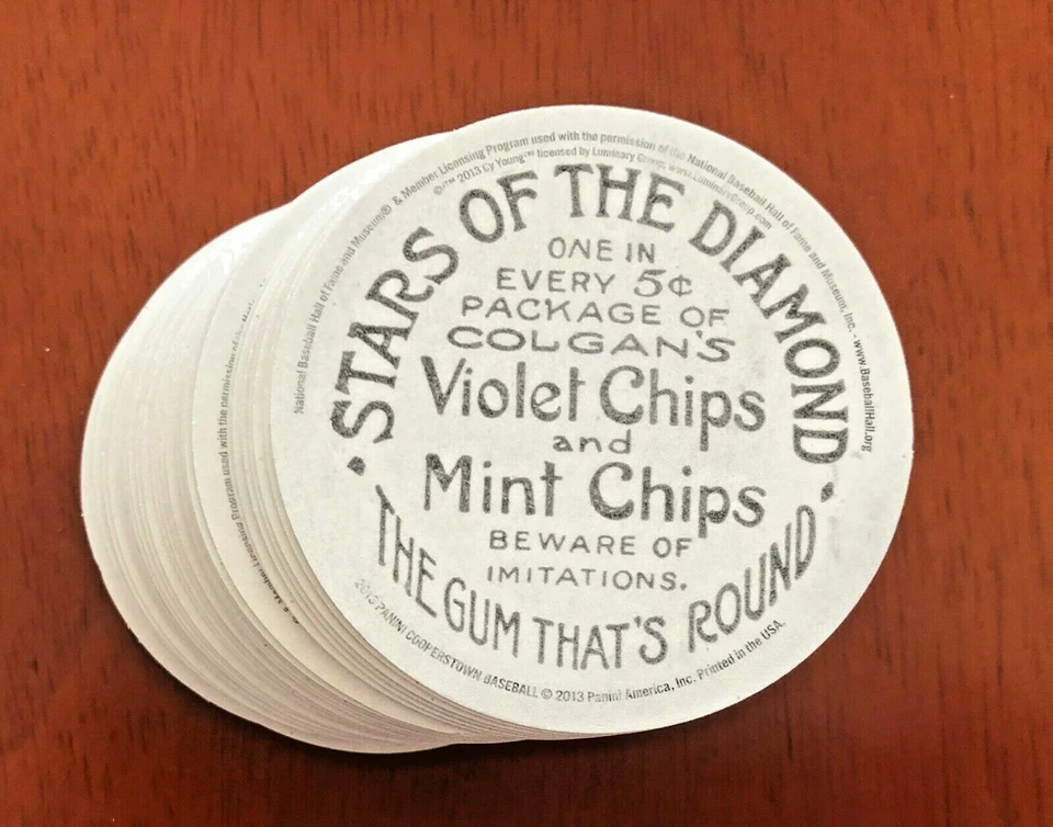 Tarjetas de béisbol 2013 Panini Cooperstown Colgan's Chips - tú eliges Foto 2 de 4