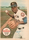 1967 Topps Poster Insert - Joe Morgan #25 Houston Astros - HOF