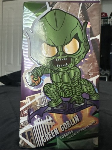 Hot Toys Cosbaby Marvel Spider-Man No Way Home Green Goblin Action Vinyl Figure - Picture 2 of 2