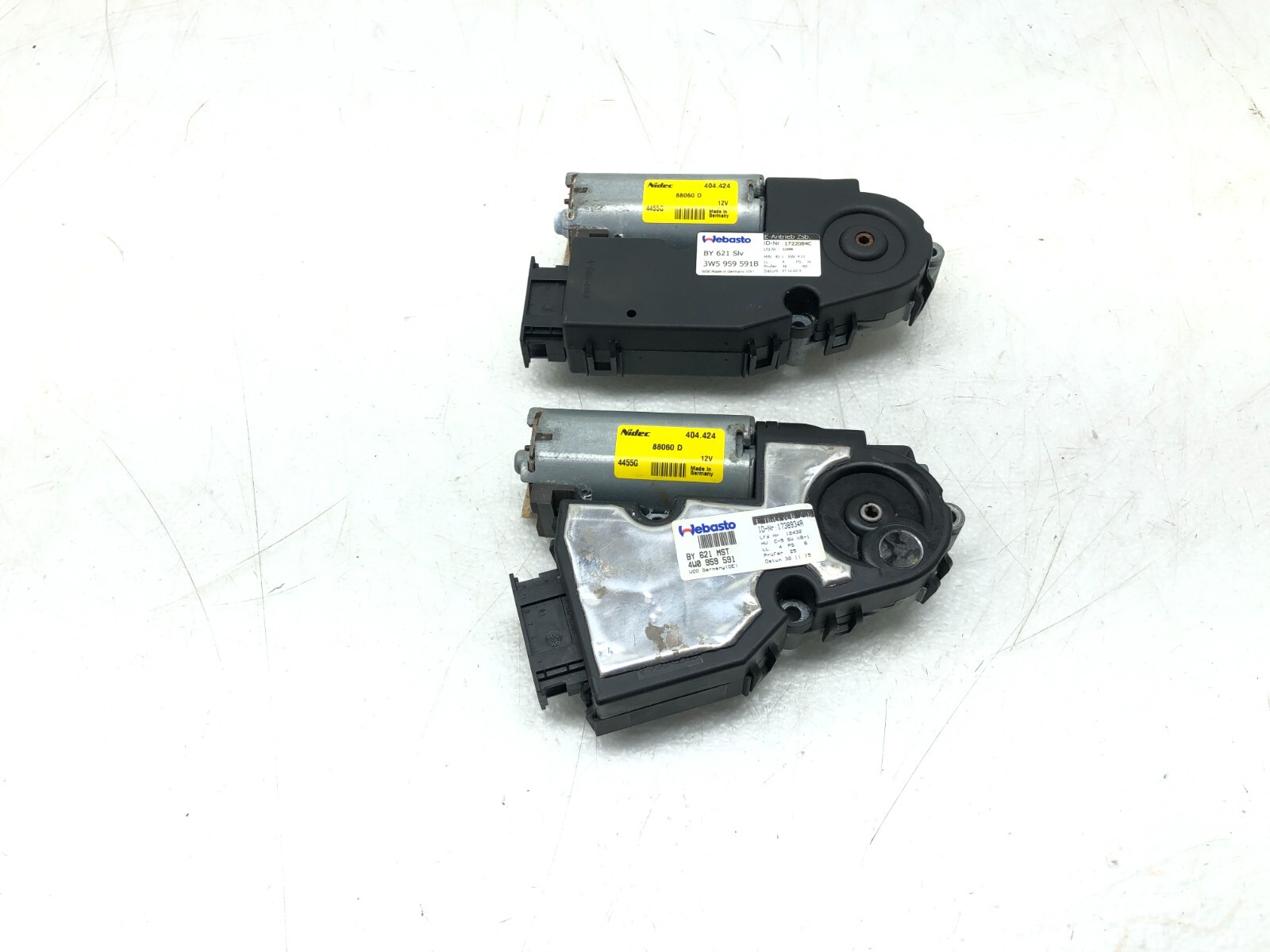 2014-2018 BENTLEY FLYING SPUR SUNROOF SUN ROOF WINDOW GLASS MOTOR PAIR X2 OEM/