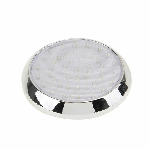 Universal 46LED Round Vehicle Interior Dome Light Indoor Roof Ceiling Lamp WHITE - Picture 7 of 12