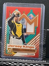 Ethan Salas 2025 Donruss Red Jersey Kings #81/99 - Padres
