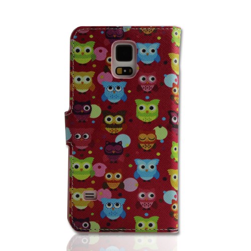 Design Eulen Book Style Handy Tasche Cover Case Hülle Etui - Auswahl - 2 - Picture 9 of 13