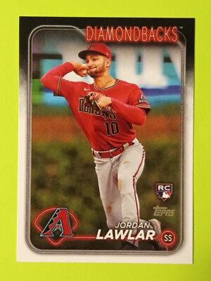 2024 Topps Series 2 - #451 Jordan Lawlar (RC) Arizona Diamondbacks