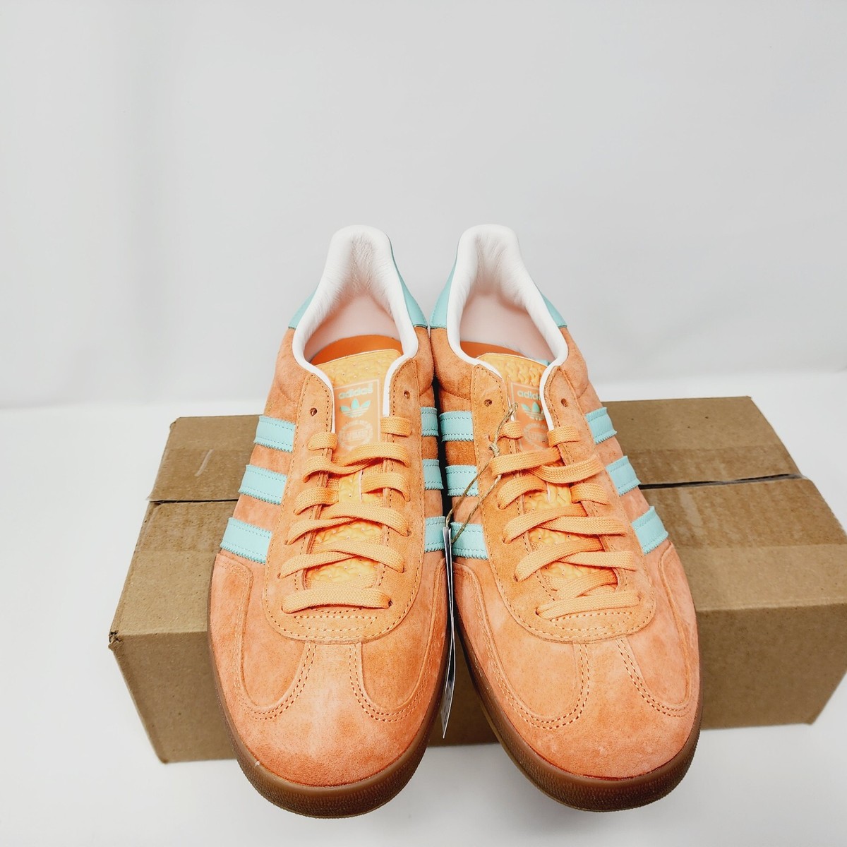 Adidas Gazelle Indoor Casual Low-top Sneakers Orange Mint IH7499