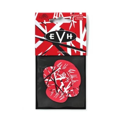 Dunlop EVH102P60 Eddie Van Halen Tortex 0,60 mm - 6 x Gitarren-Plektren Spieler-Pack