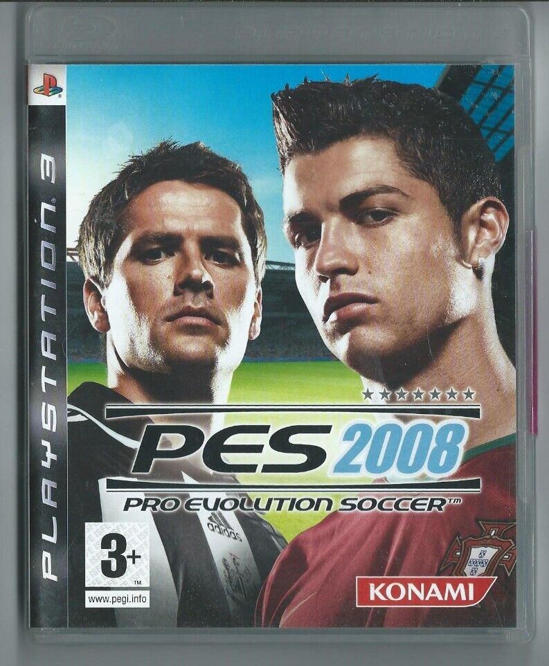 PES 2008 Pro Evolution Soccer Sony PlayStation 3 PS3 Video Game PEGI 3 Used