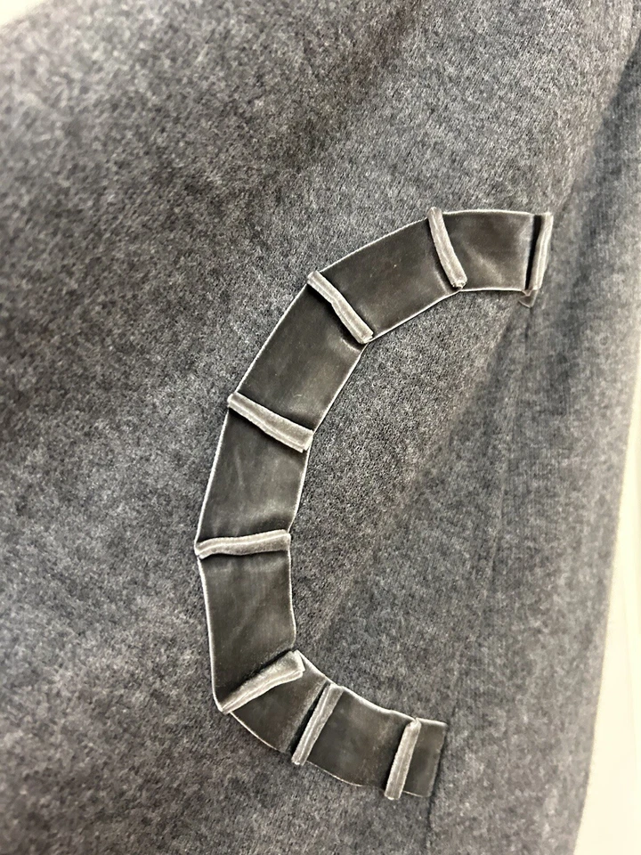 Capucci Women Wool Vest Open Soft Warm Light Grey Size 44 AUS L New - image 2 of 4