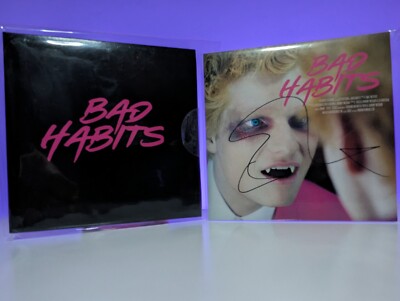 Ed Sheeran Bad Habits Signed CD Single, Animated Single, Funko
