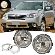 For Subaru Forester 2009-2013 Front Clear Fog Light Fog Lamp Cover Trim Ring For Subaru Forester 2009-2013 Front Clear Fog Light Fog Lamp Cover Trim Ring